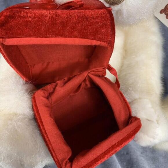 Vintage 1986 Gund Make A Wish Bear with Velvet Bo and Tags Read More - Picture 7 of 12